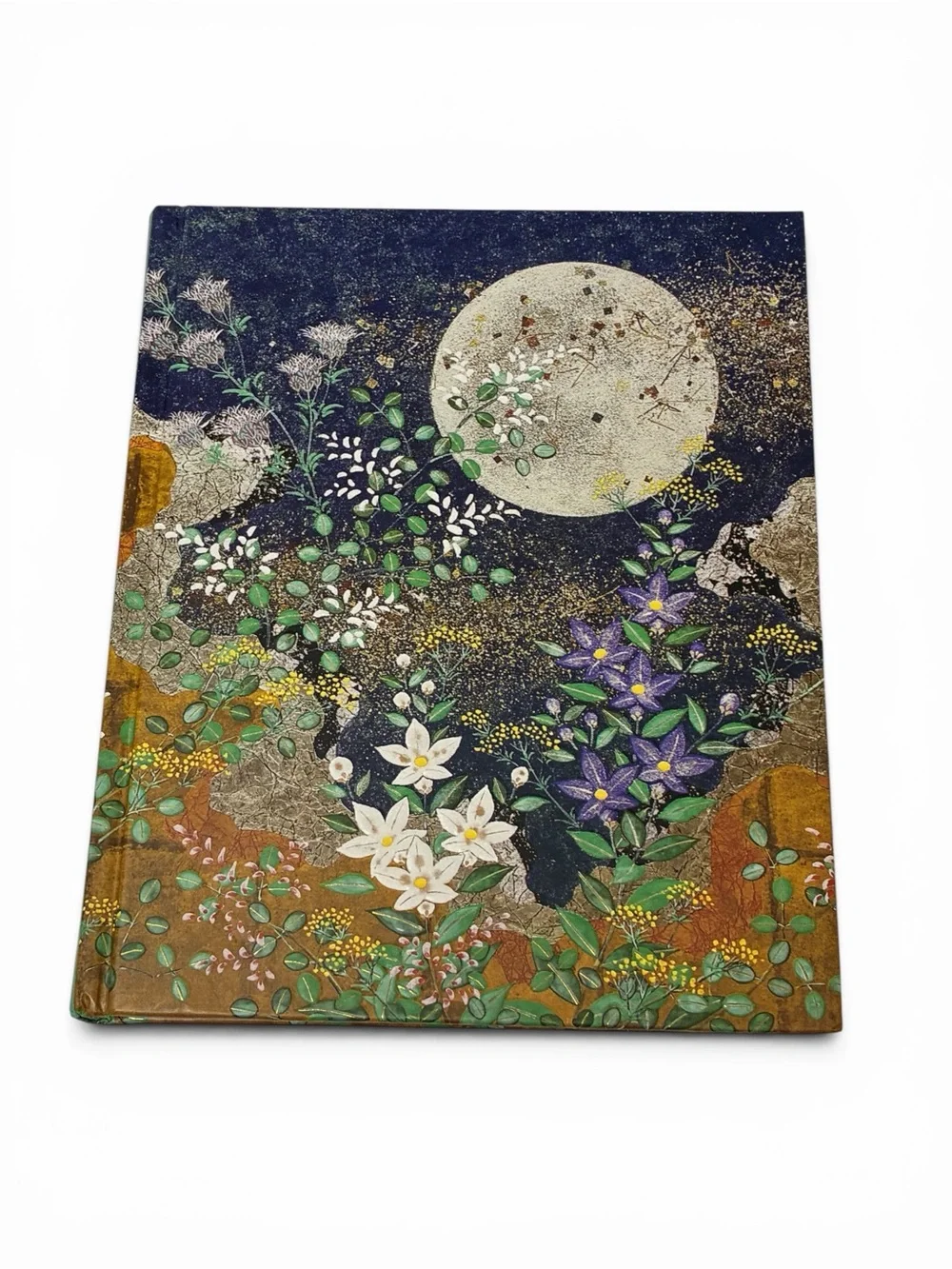 Peter Pauper Press Autumn Moon Journal Hardcover Lined Notebook Gold Foil 192 Pg